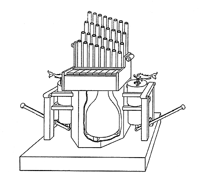 Vitruv, Wasserorgel