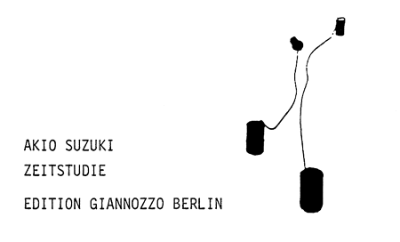 Akio Suzuki, Zeitstudie, Analapos